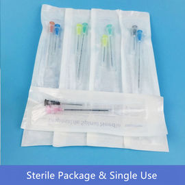 Làm đẹp dùng một lần Chất độn da Cannula Nâng mặt y tế Thép không gỉ tiệt trùng Blunt Micro Cannula