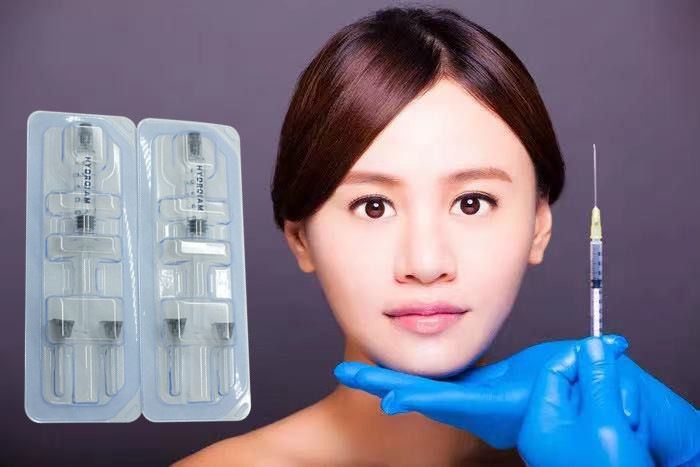 Chất làm đầy nếp nhăn trên khuôn mặt Natri Hyaluronic Acid Tiêm Gel Chất làm đầy tiêm cho mặt