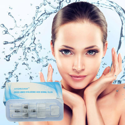 Chất làm đầy da có thể tiêm được Collagen Hyaluronic Acid Gel liên kết chéo 1ml 2ml